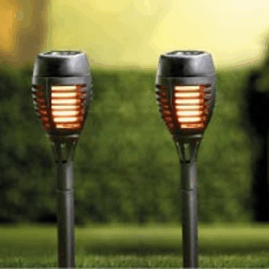 Garden light solar torch