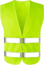 Safety warning vest neon